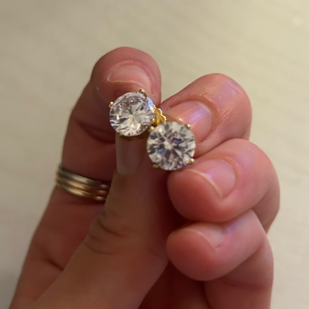 Anthropologie Wedding Boutique Gold Studs